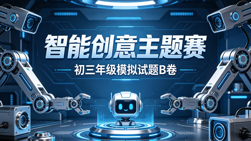 【智能创意主题赛】初三年级模拟试题B卷